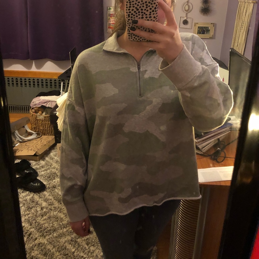 Camo Aerie Zip Up